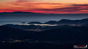 Golfo di La Spezia al crepuscolo